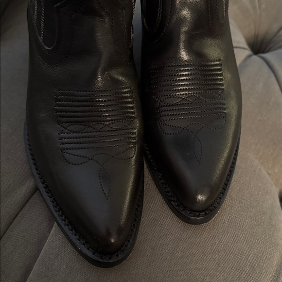 Tecovas Jolene Black Leather Cowgirl Boots - Picture 7 of 7